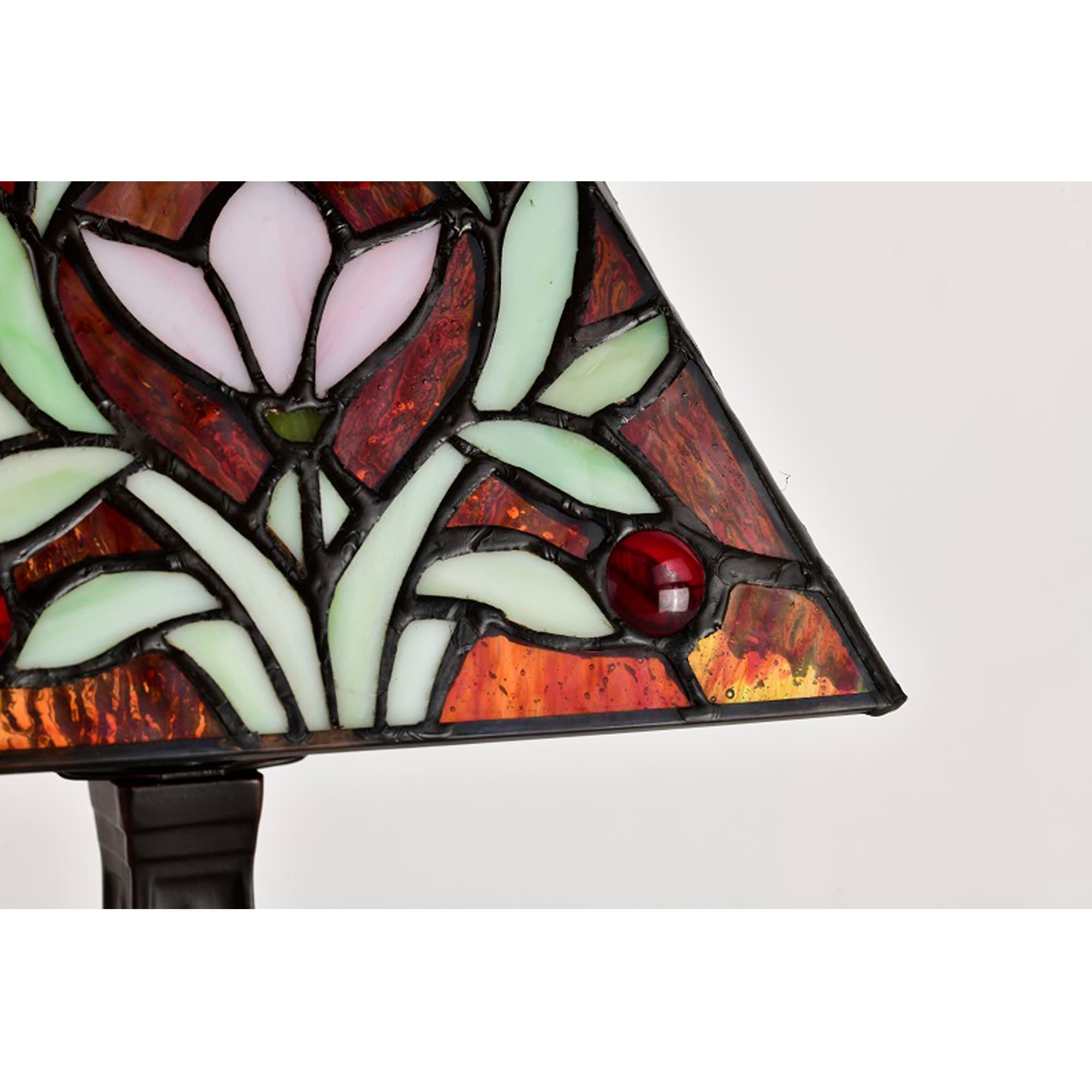 Sophie 1-light Tiffany-style 7.5-inch Table Lamp