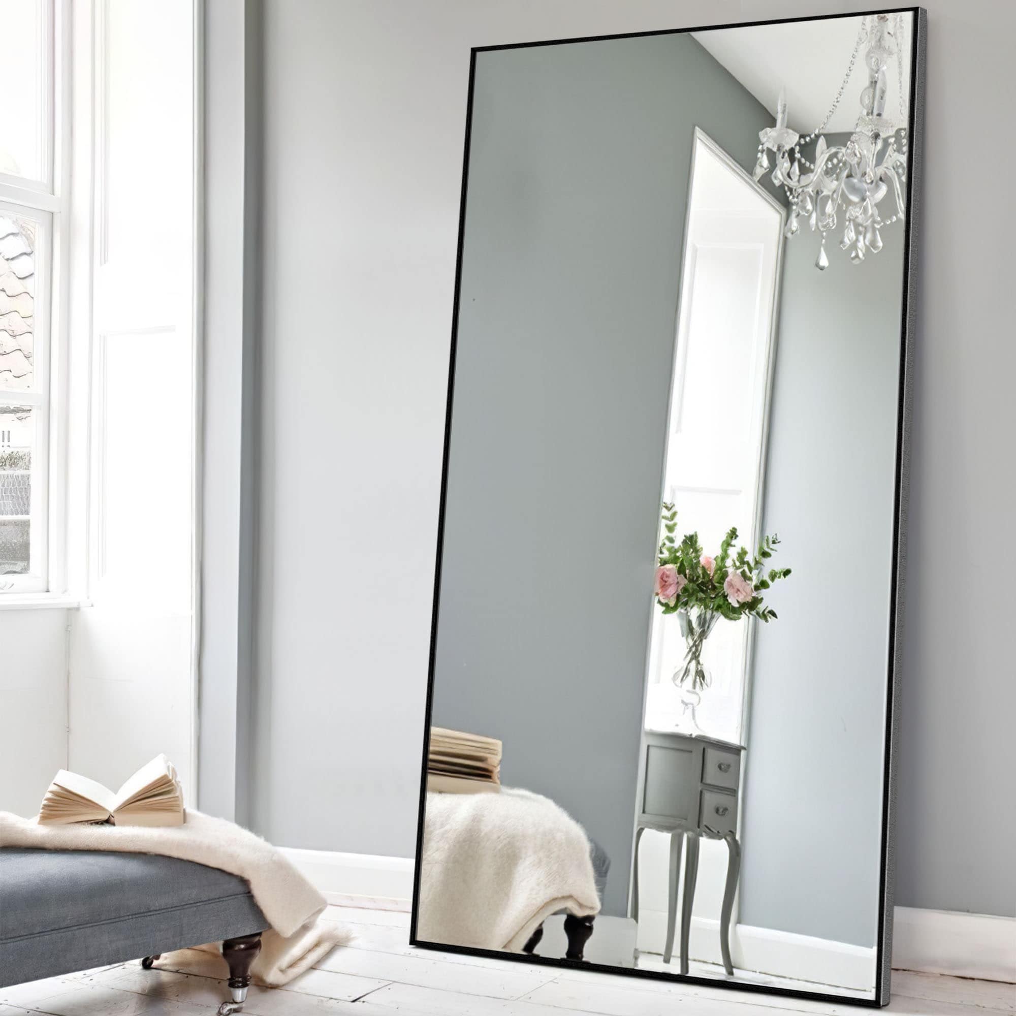 Aluminum Alloy Full Length Floor Mirror