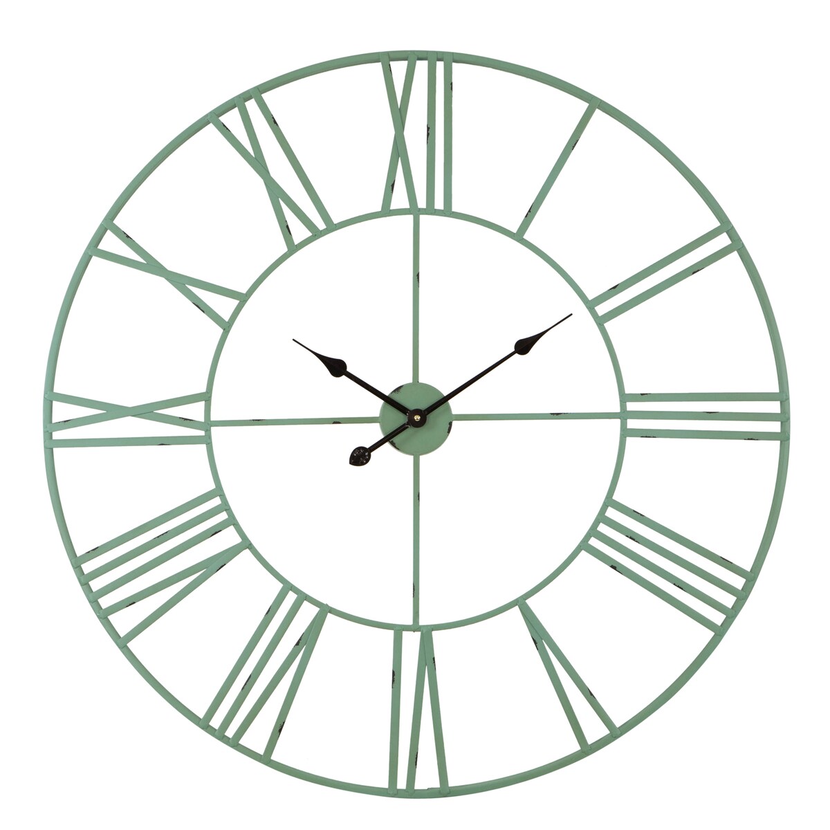 Solange Round Metal Wall Clock