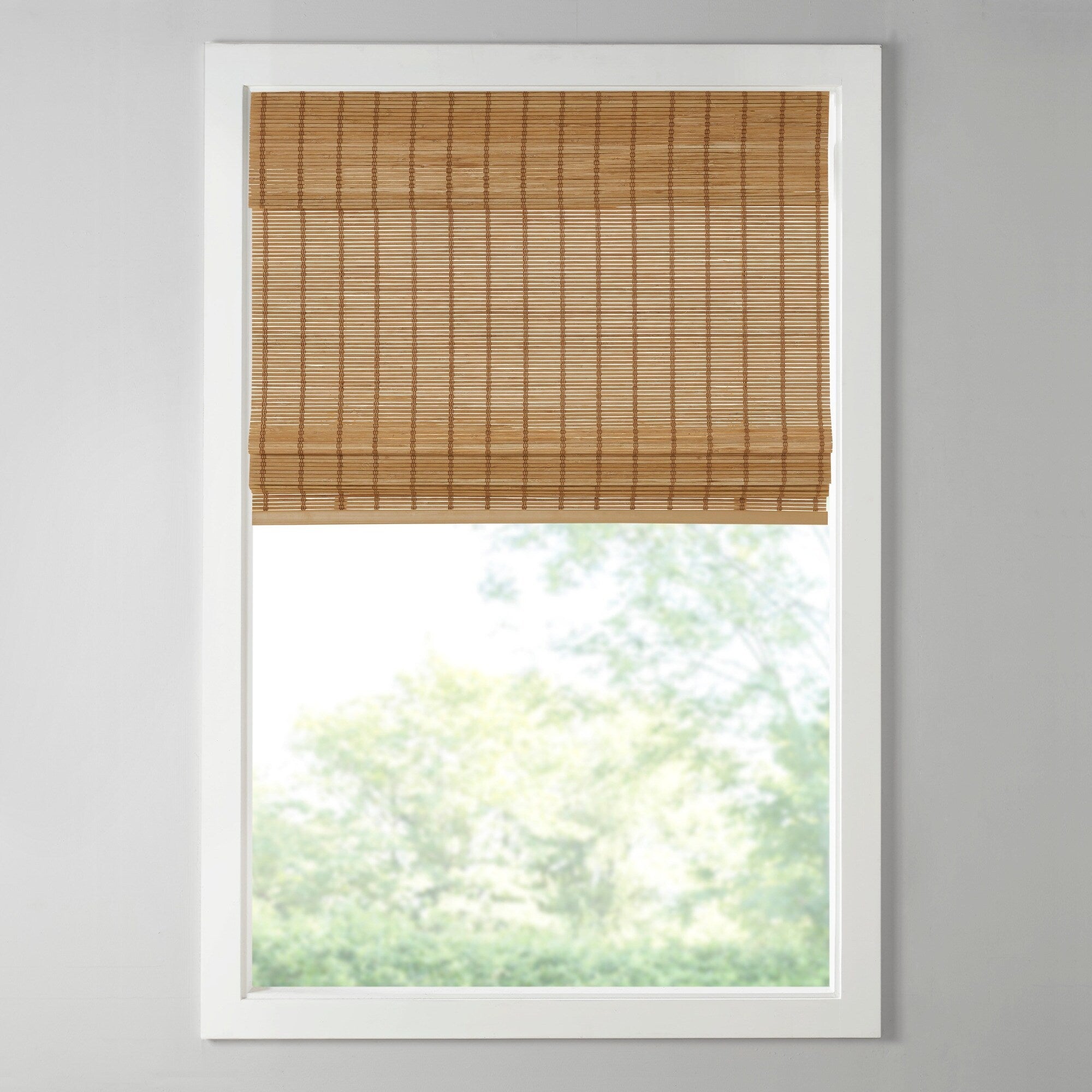 Madison Park Oakley Bamboo Light Filtering Roman Shade