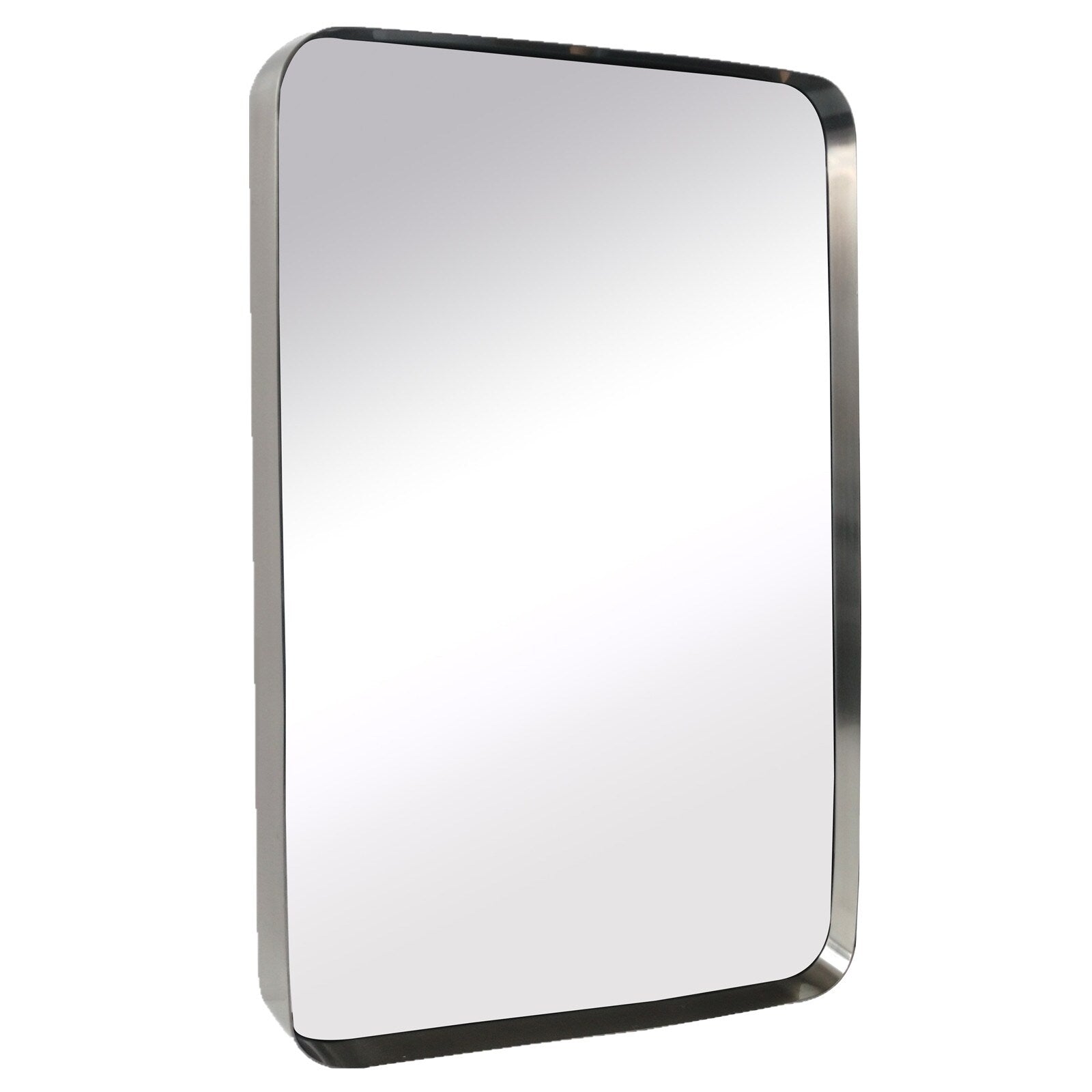 TEHOME Arthers Stainless Steel Metal Bathroom Vanity Wall Mirror