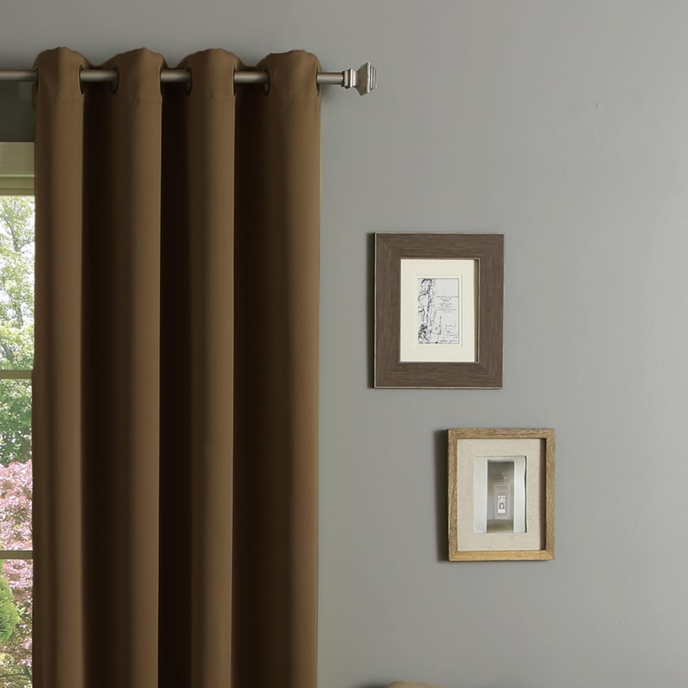 Aurora Home Grommet Top Insulated 64-inch Blackout Curtain Panel Pair - 52 x 64