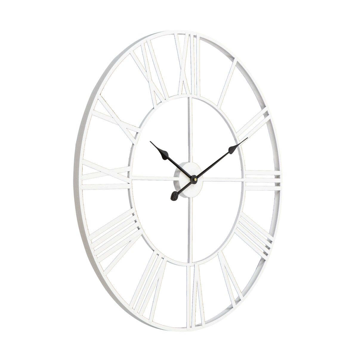 Solange Round Metal Wall Clock