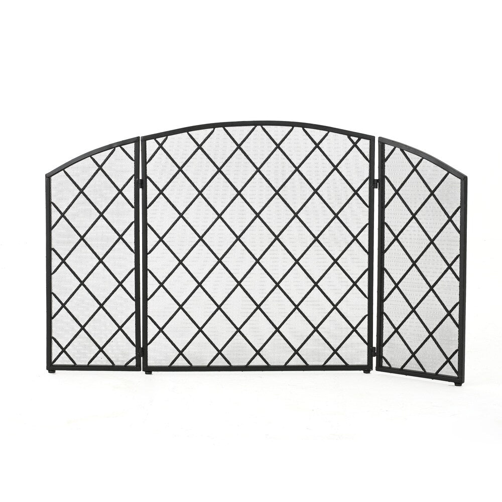 Amiyah 3-Panel Fireplace Screen by Christopher Knight Home