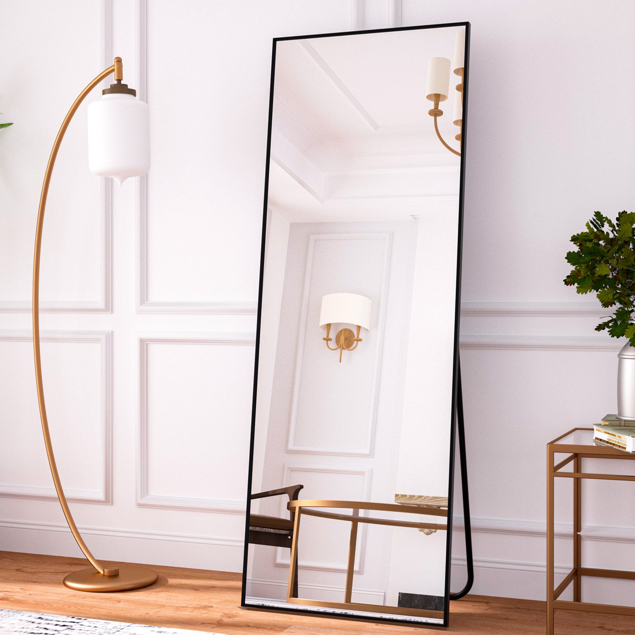 Large Standing Full Length Mirror Wall Decor for Hanging