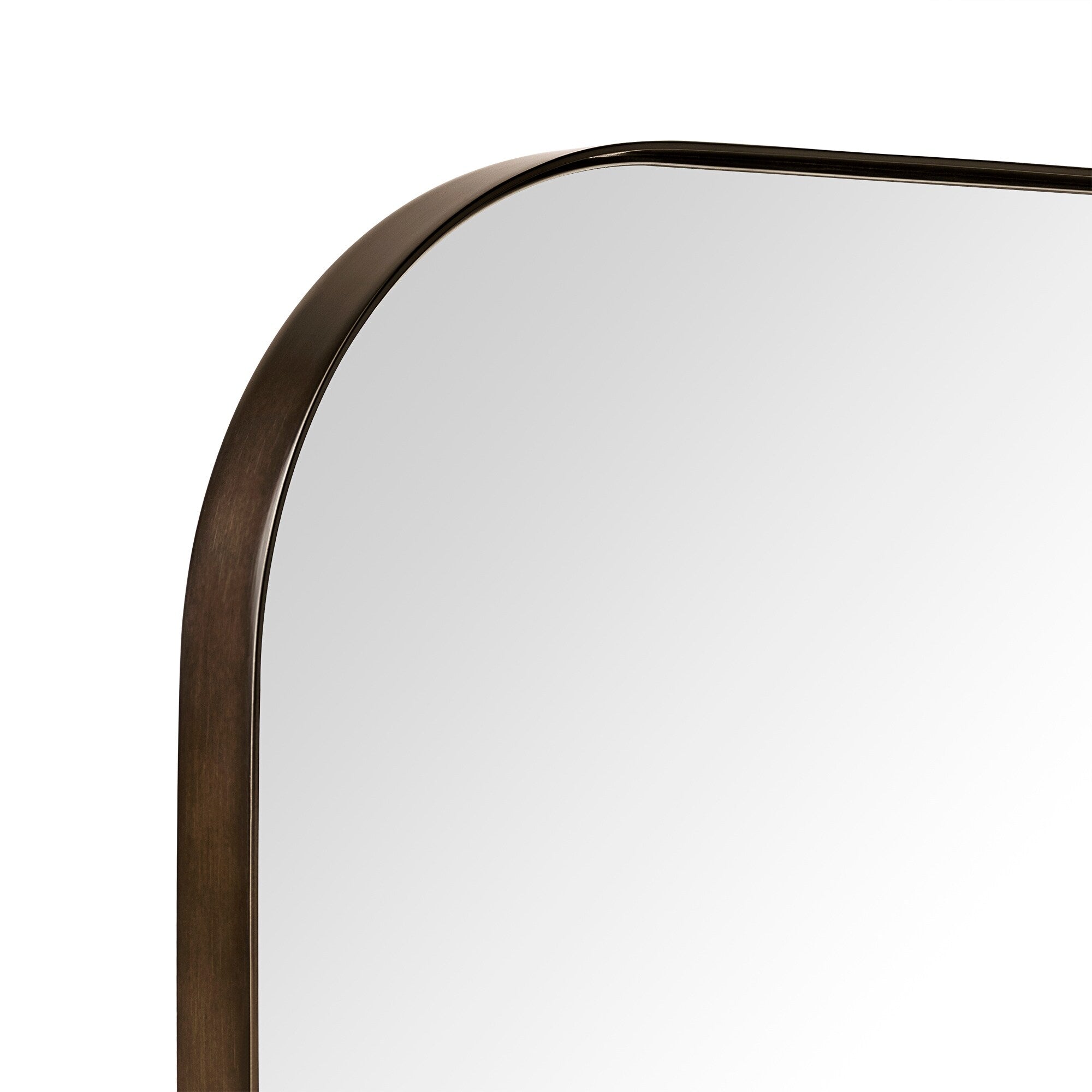 TEHOME Mid-Century Modern Chic Metal Rounded Wall Mirrors