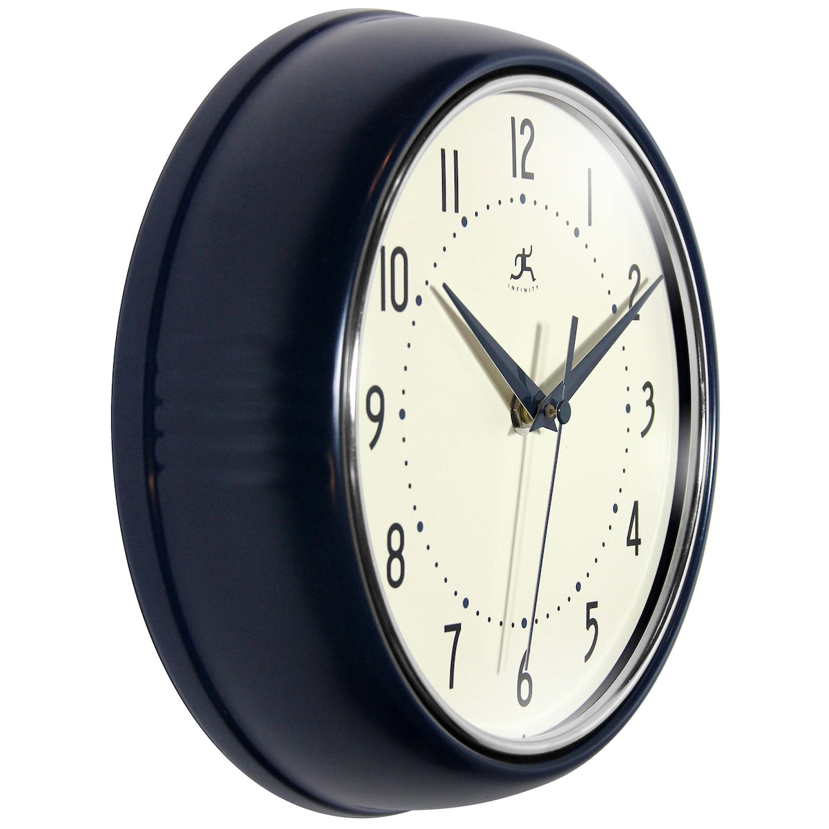 Round Retro Kitchen Wall Clock by Infinity Instruments