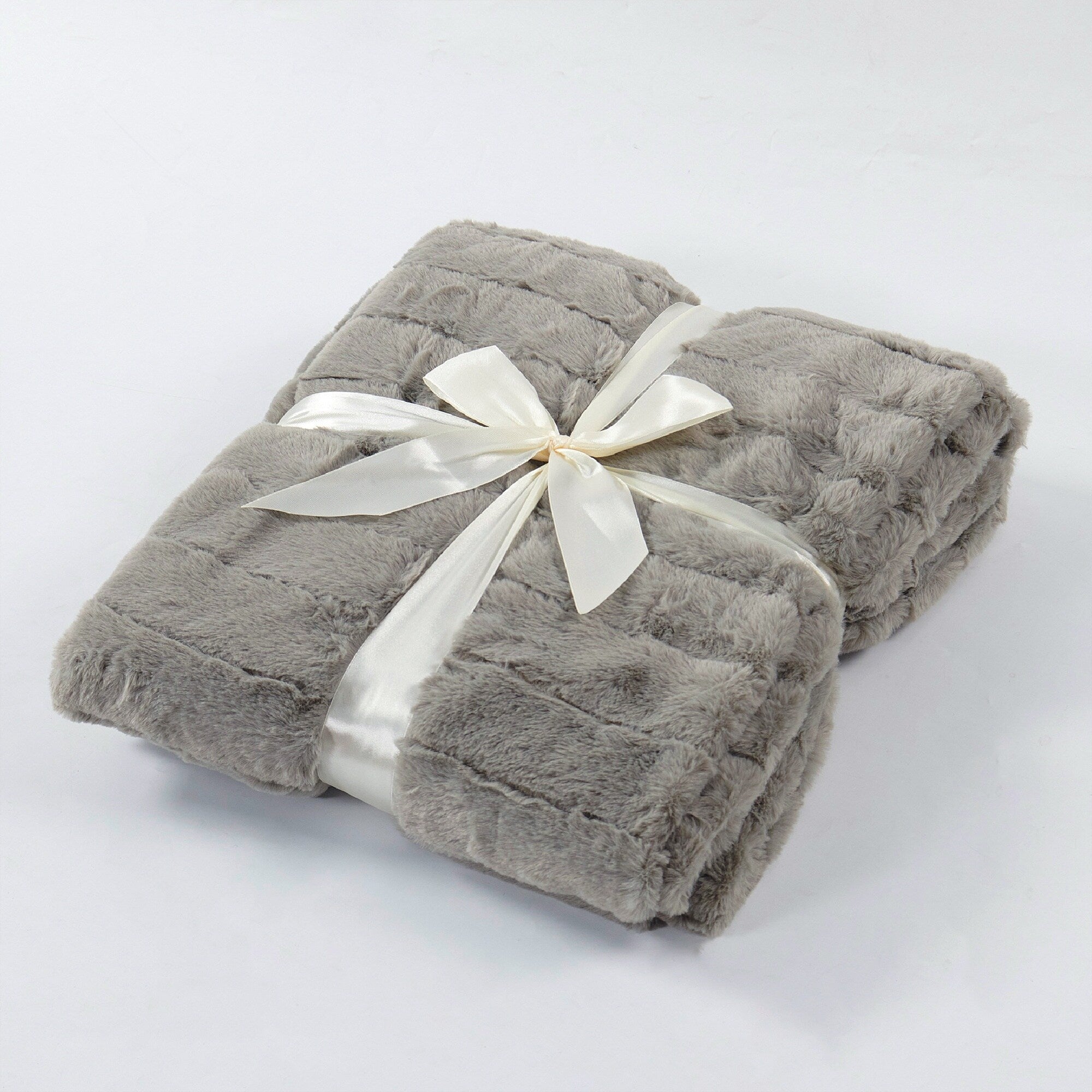 FakeFur Throw & 2 Pillow Shell Combo Set