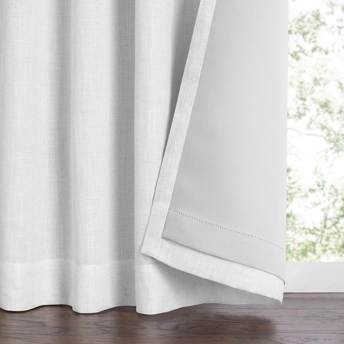 Harrow Solid Texture Blackout Window Single Curtain Panel