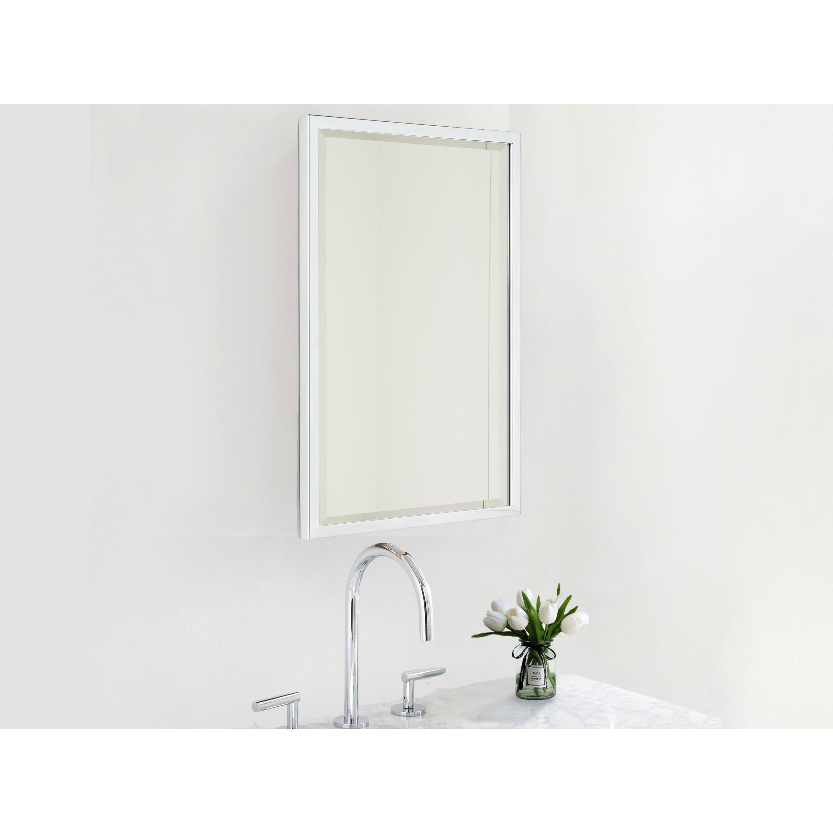 TEHOME Haddison Recessed Framed Medicine Cabinet with Mirror