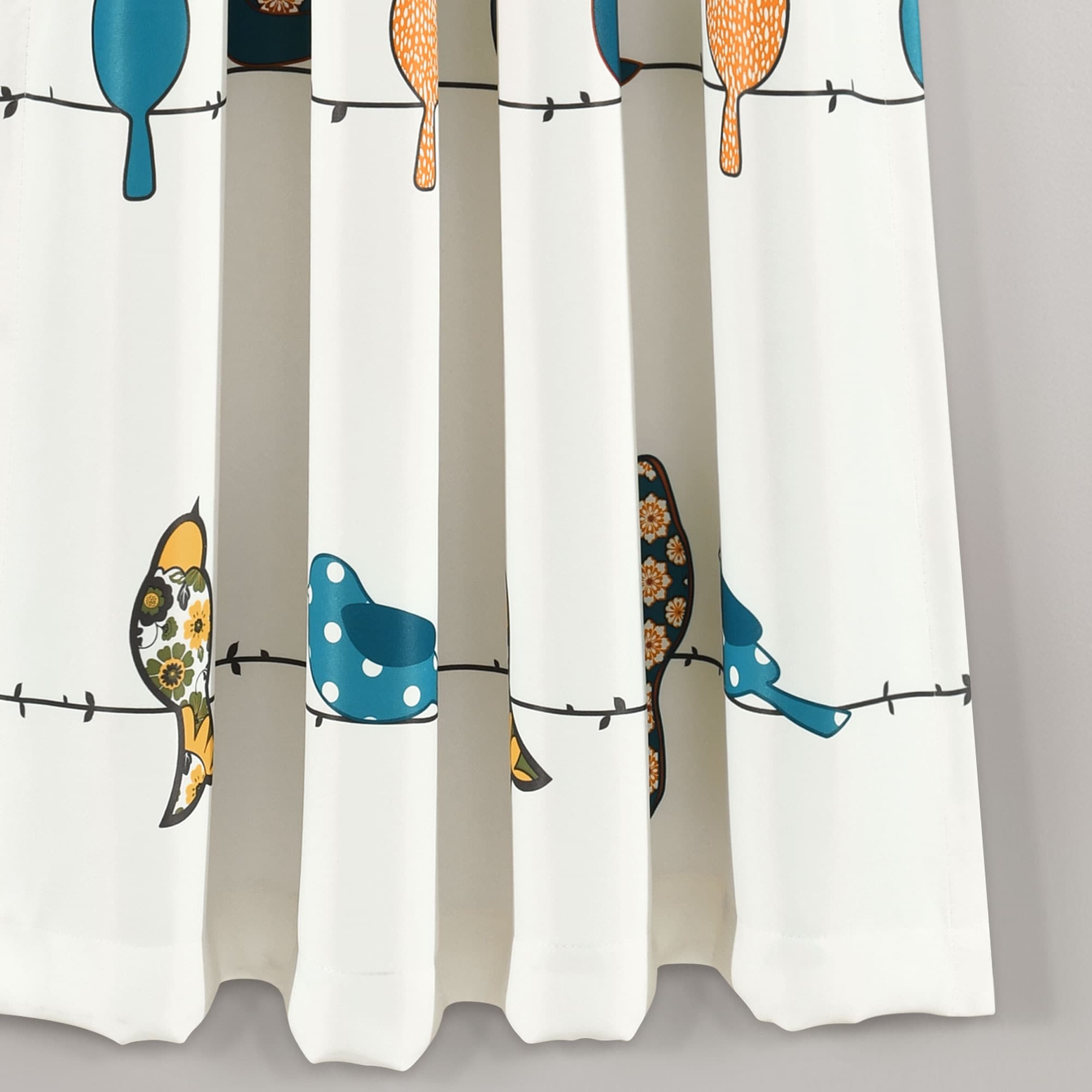 Lush Decor Rowley Birds Room Darkening Curtain Panel Pair