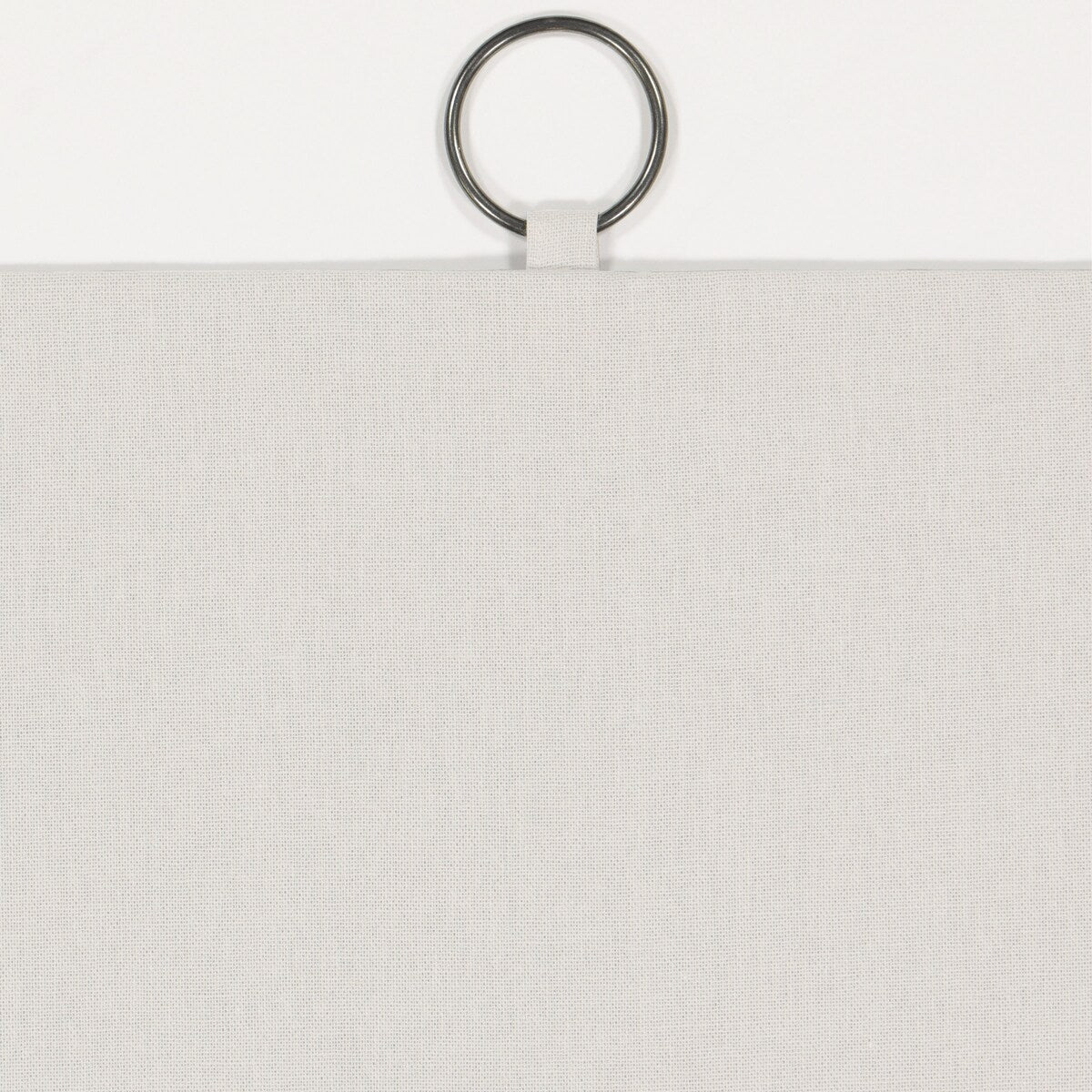 Mercantile Drop Cloth Light Filtering Ring and Tab Top Farmhouse Valance, 16x60