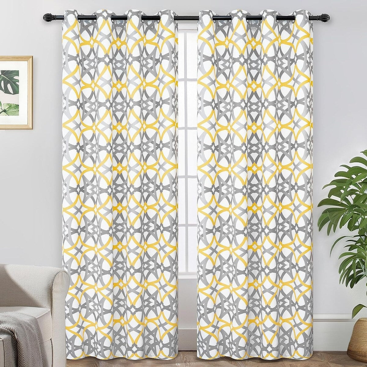 Jarvenpaa Insulated Blackout Grommet Window Curtain Panel Pair