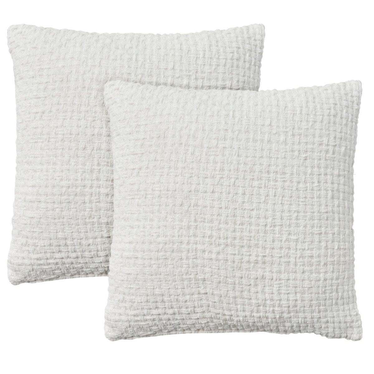 Mina Victory Lifestyle Woven Chenille 18 x 18 Set of 2 Indoor Throw Pillow