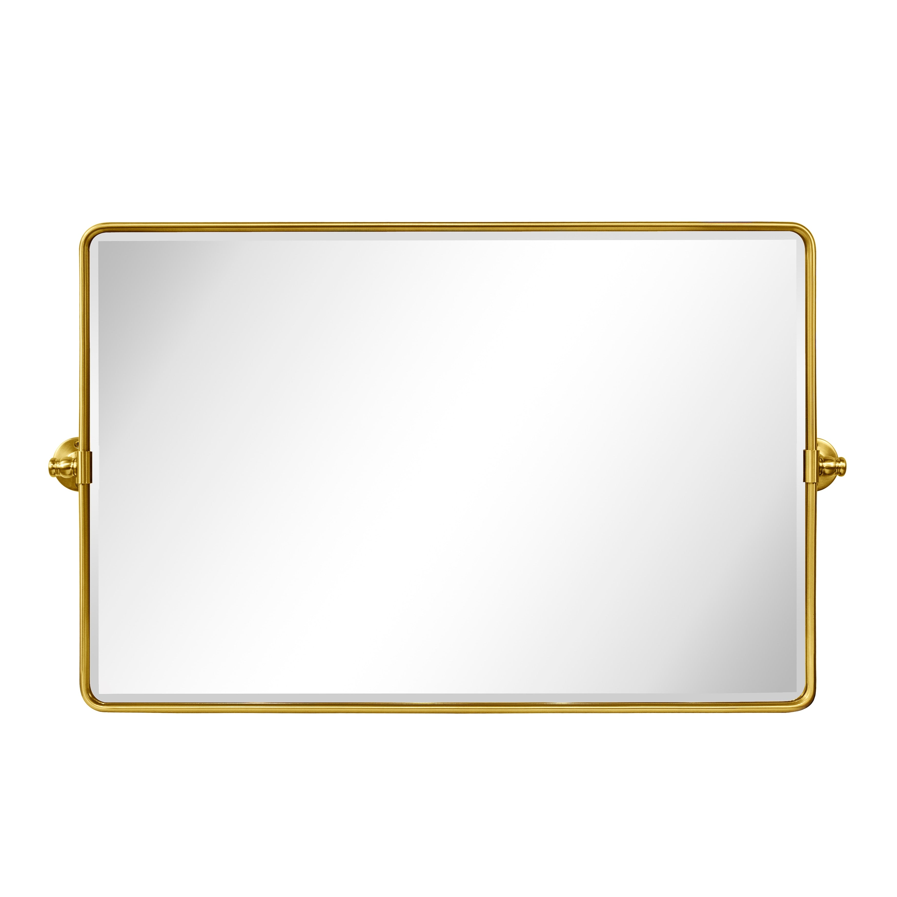 TEHOME Lutalo horizontal Beveled Bathroom / Vanity Mirror