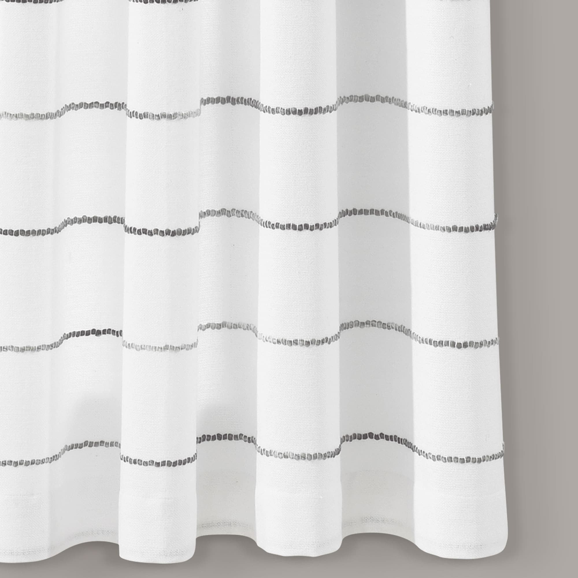 Carson Carrington Pajebo Ombre Stripe Cotton Curtain Panel Pair