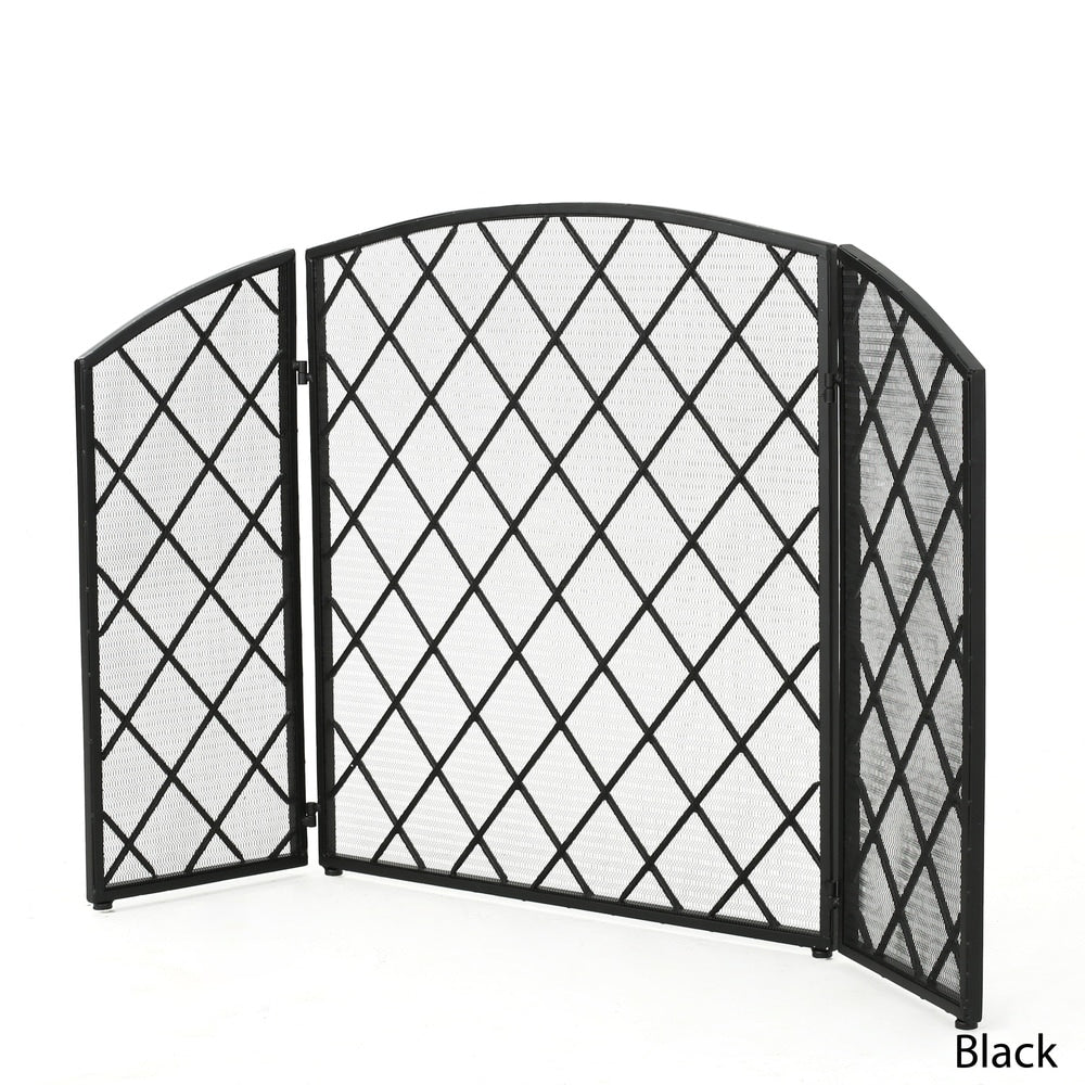 Amiyah 3-Panel Fireplace Screen by Christopher Knight Home