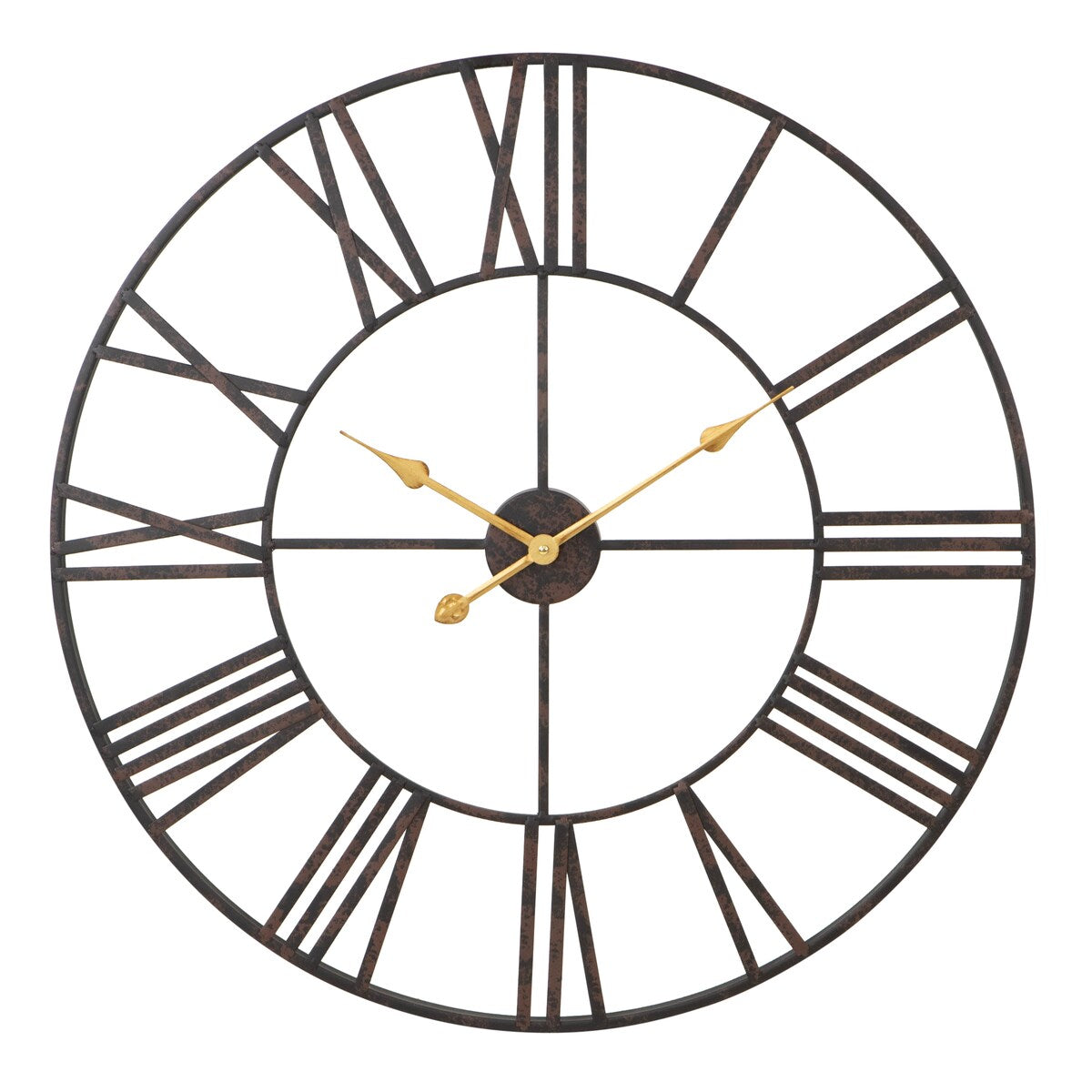 Solange Round Metal Wall Clock