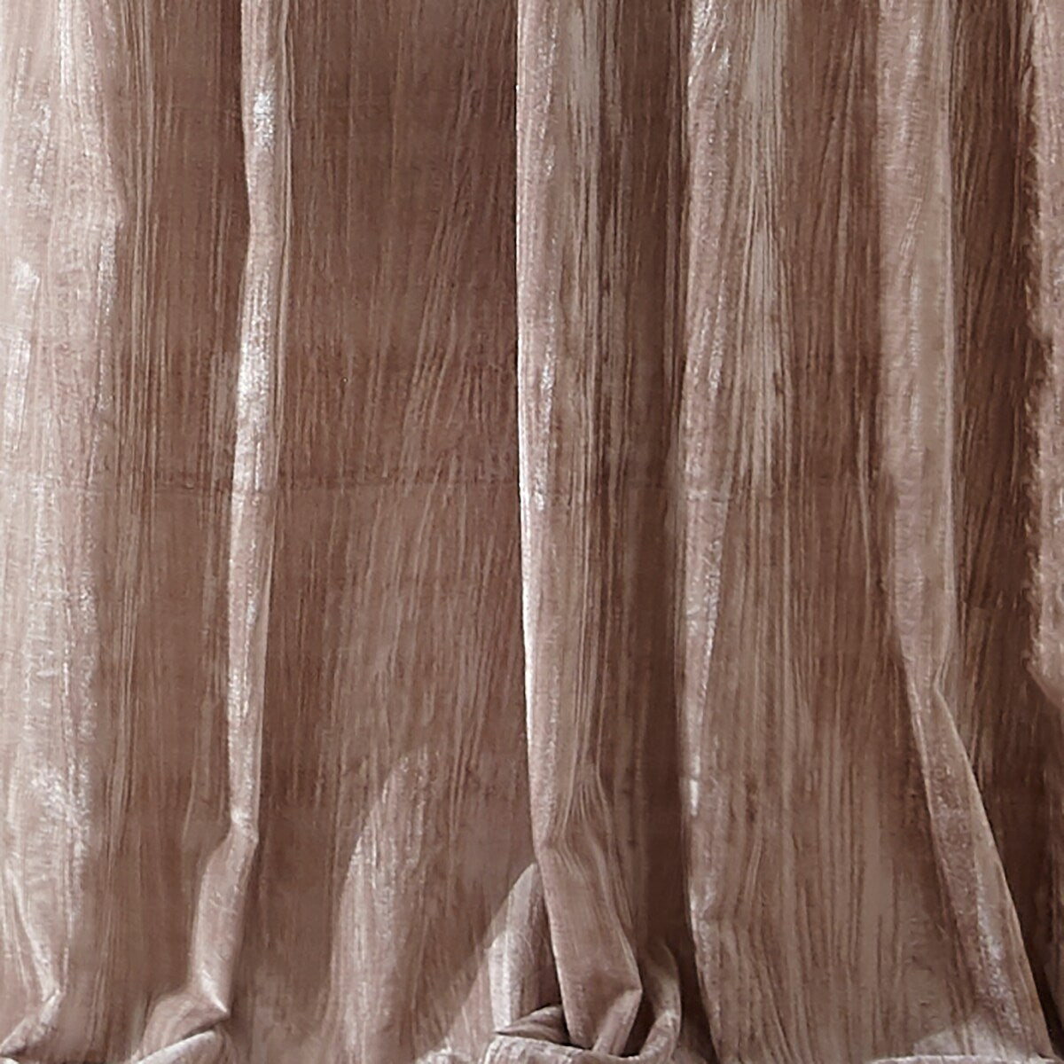 Korena Tie-Top Crushed Velvet Window Curtain