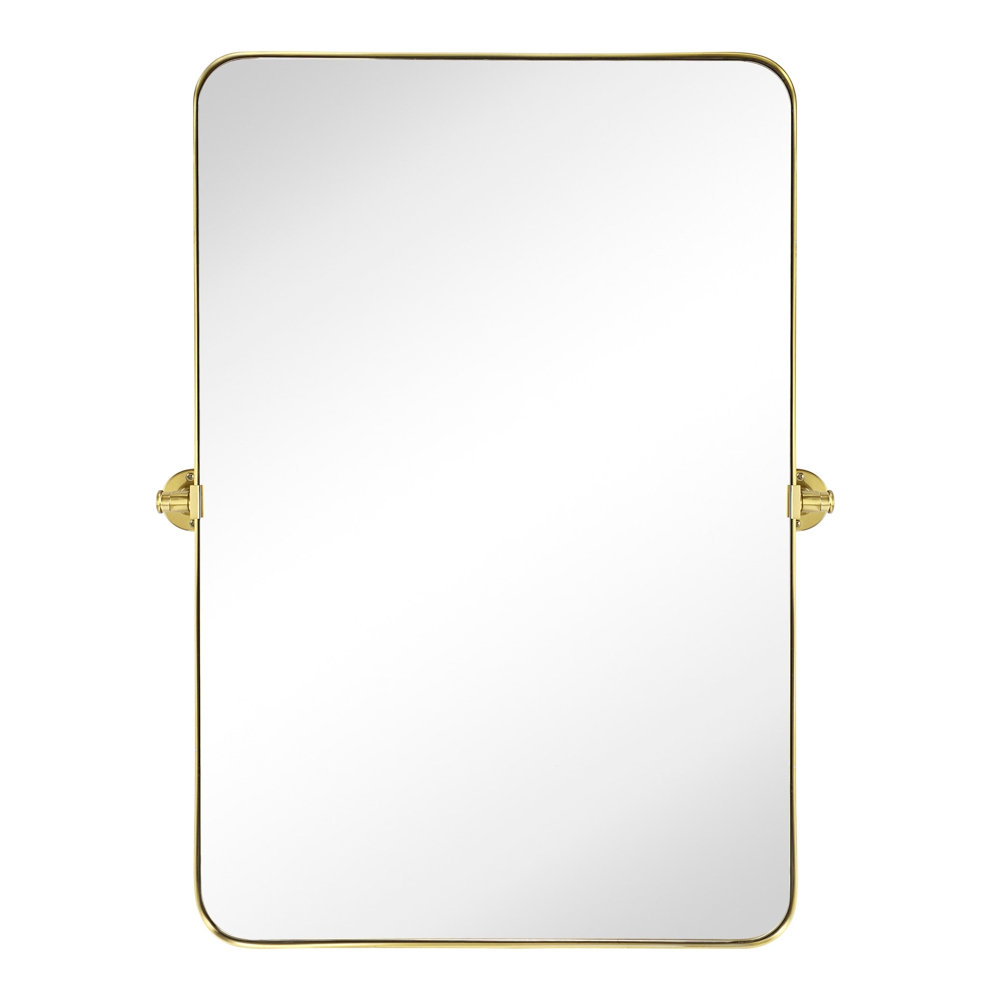 TEHOME Jonathan Rectangle Pivot Tilt Metal Wall Mirror