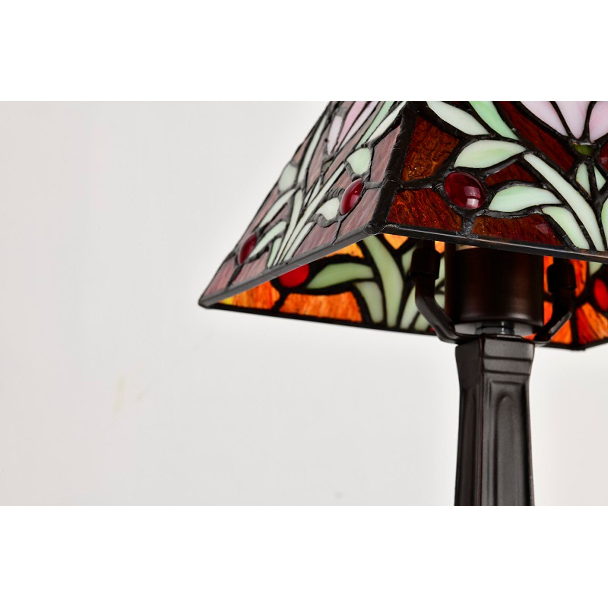 Sophie 1-light Tiffany-style 7.5-inch Table Lamp