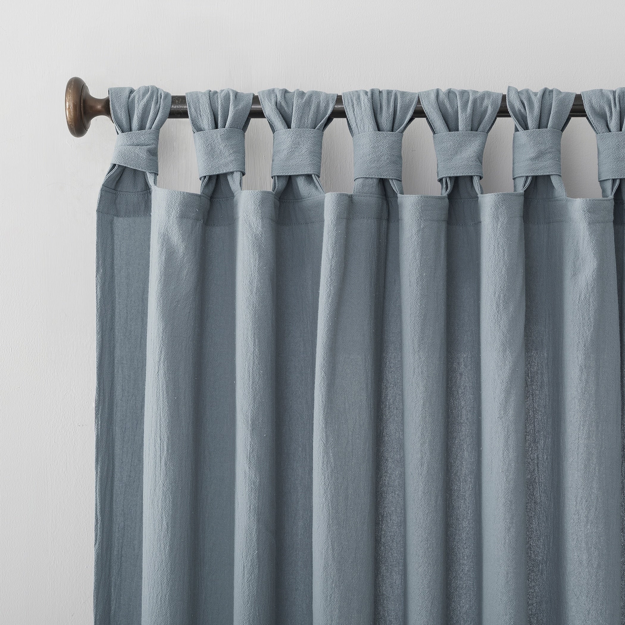 Archaeo Washed Cotton Twist Tab Curtain, Single Panel