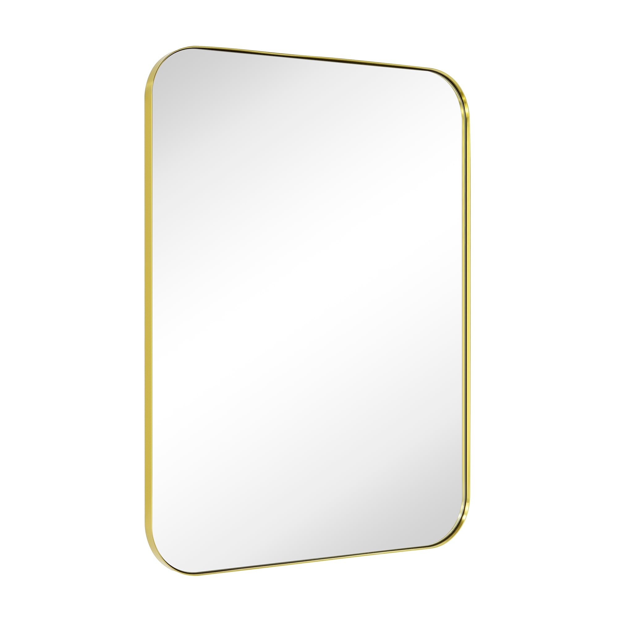 TEHOME Mid-Century Modern Chic Metal Rounded Wall Mirrors