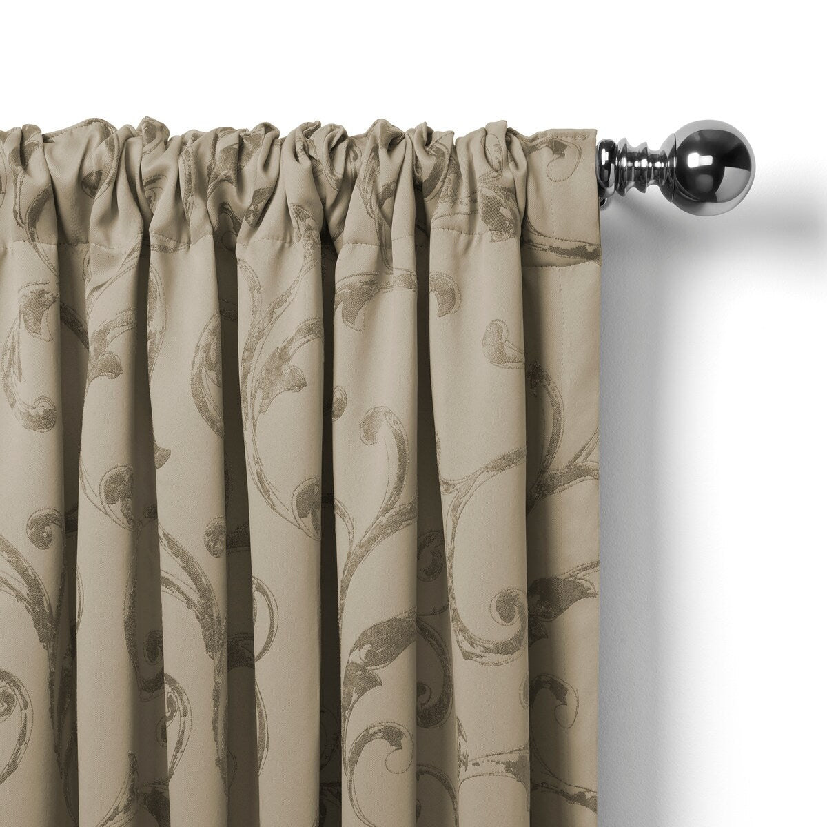 Elrene Mia Jacquard Blackout Curtain Panel