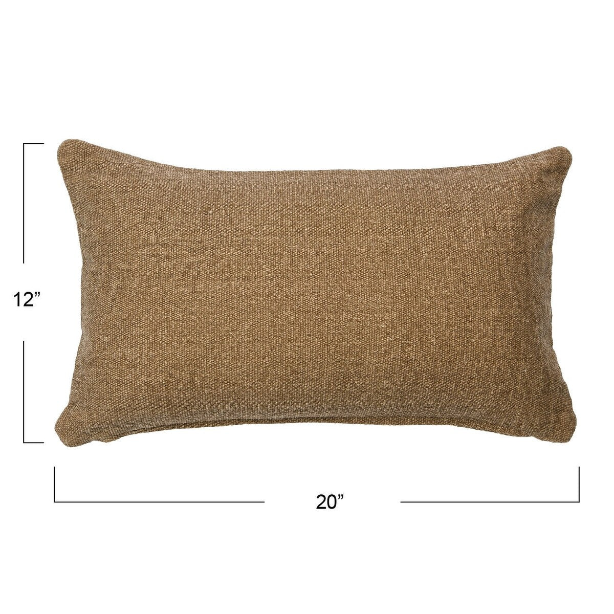 Woven Canvas Lumbar Pillow Cover