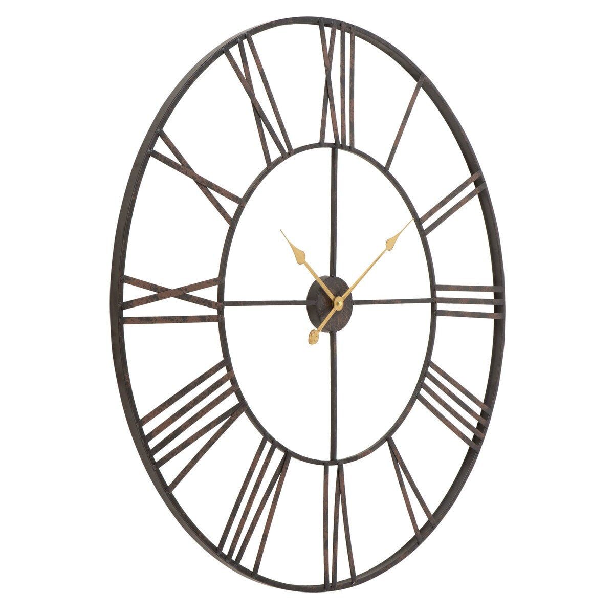 Solange Round Metal Wall Clock