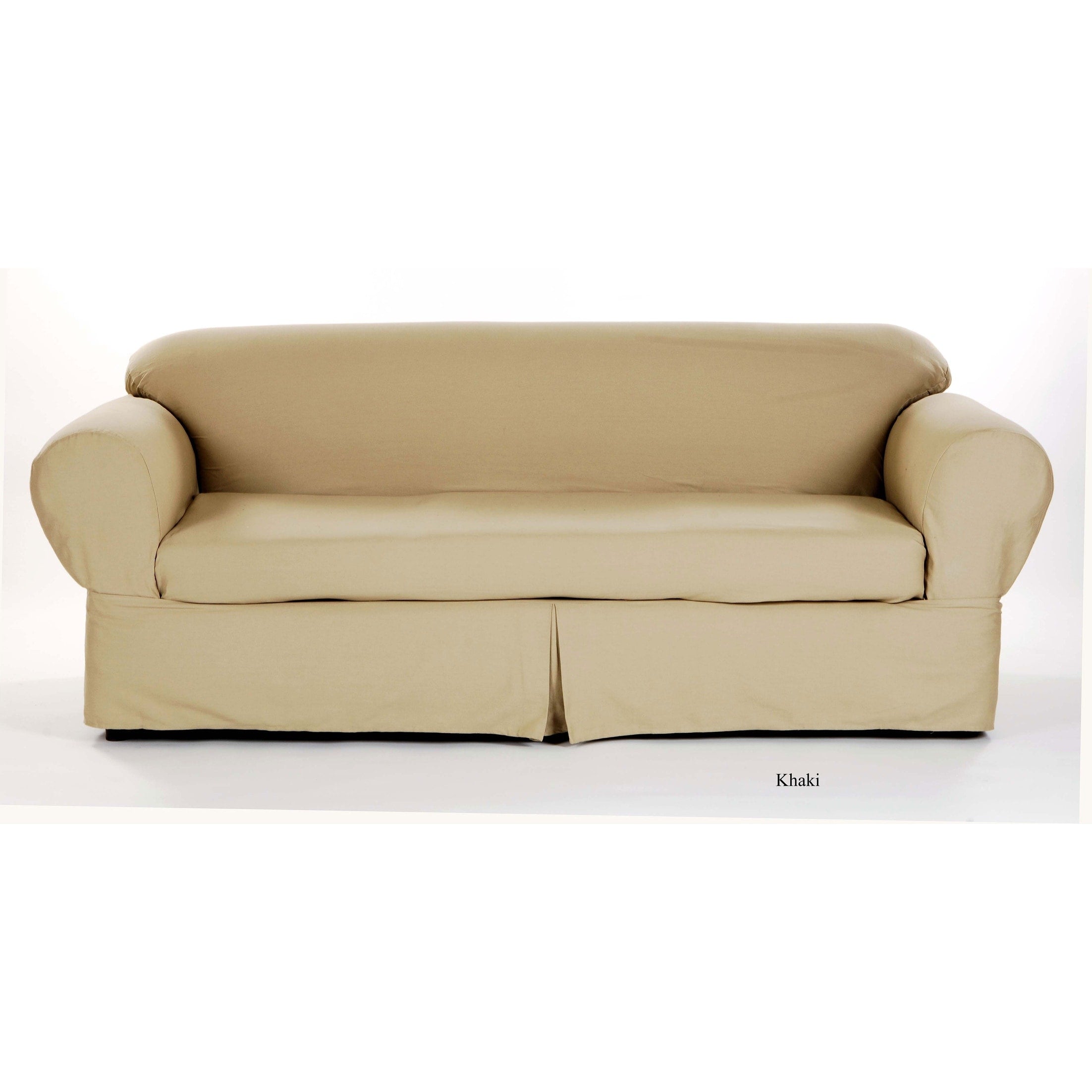 Classic Slipcovers 2-piece Twill Sofa Slipcover