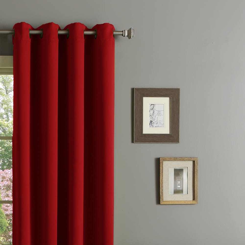 Aurora Home Grommet Top Insulated 64-inch Blackout Curtain Panel Pair - 52 x 64