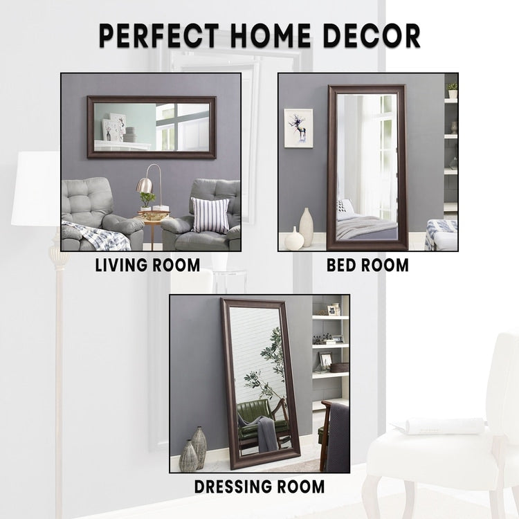 Framed Floor Mirror Full Length Mirror Standing Mirror Large Rectangle Full Body Mirror Long Mirrors