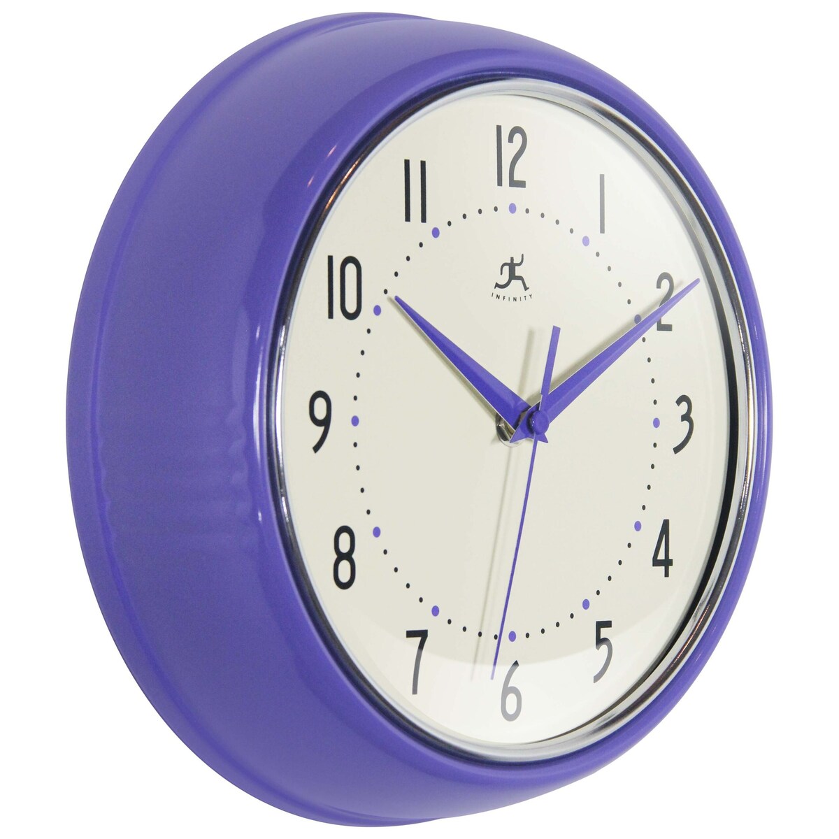 Round Retro Kitchen Wall Clock by Infinity Instruments