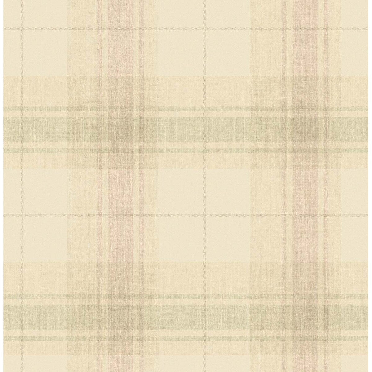 Seabrook Designs Delphia Plaid Unpasted Wallpaper - 20.5 in. W x 33 ft. L