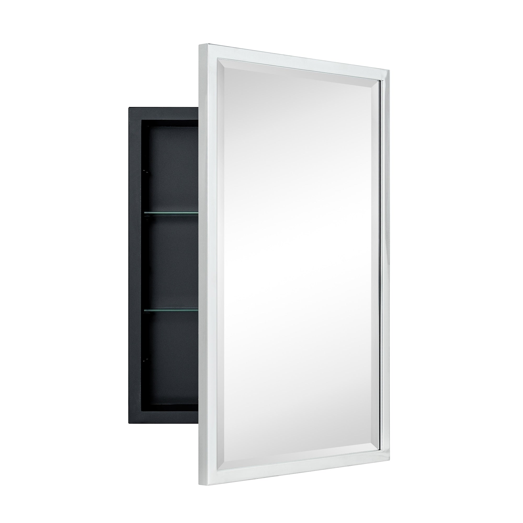 TEHOME Haddison Recessed Framed Medicine Cabinet with Mirror