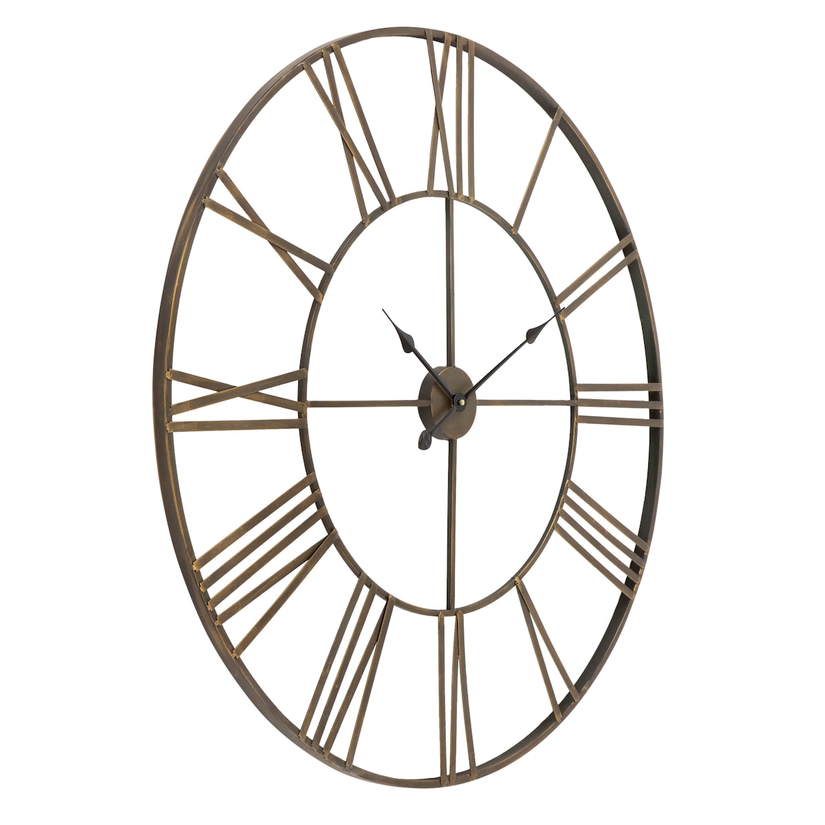 Solange Round Metal Wall Clock