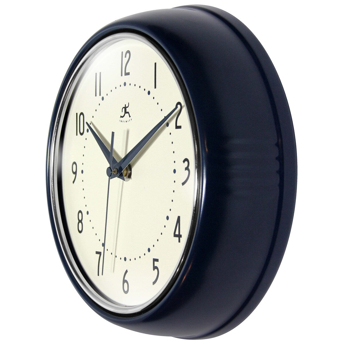 Round Retro Kitchen Wall Clock by Infinity Instruments