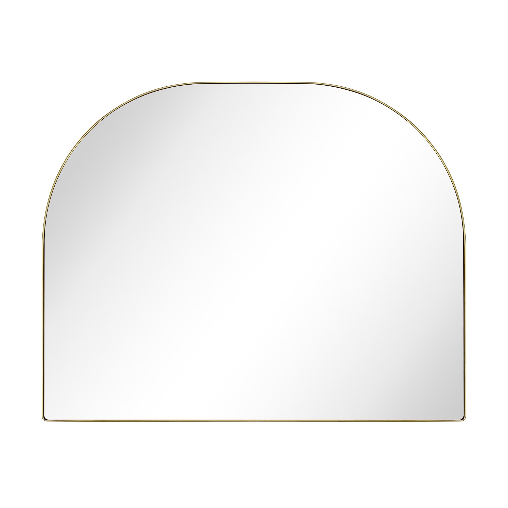 TEHOME Dezerae Large Arch Mirror for Mantel, 40'' W x 32'' H