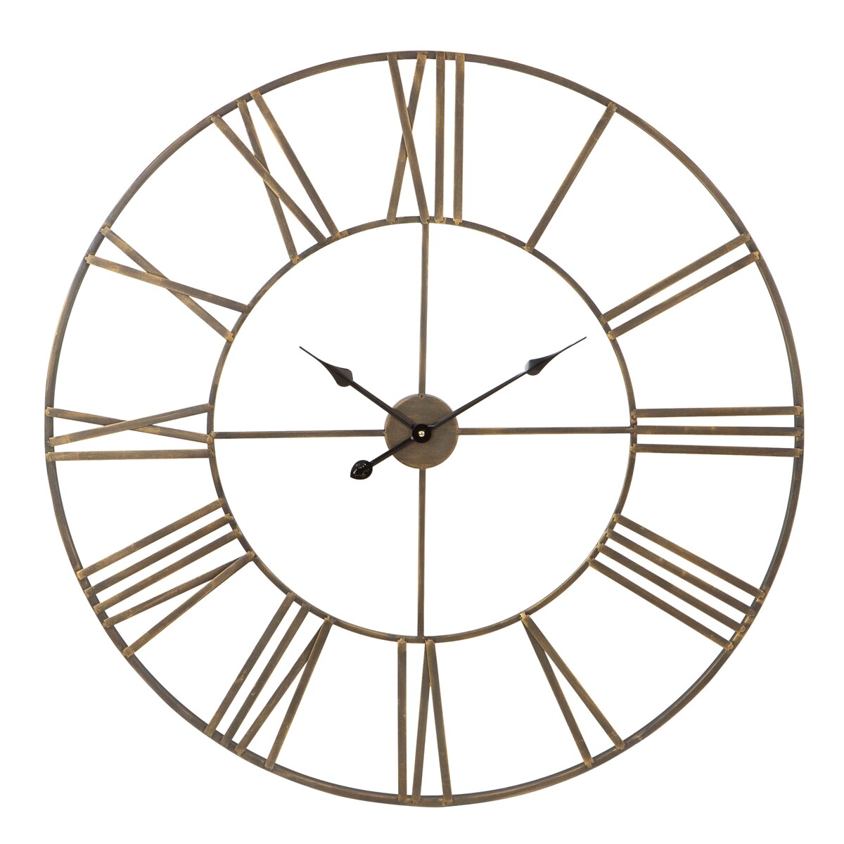 Solange Round Metal Wall Clock