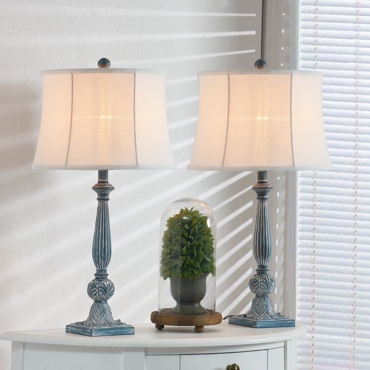 27.5 Brown Table Lamp Set (Set of 2)