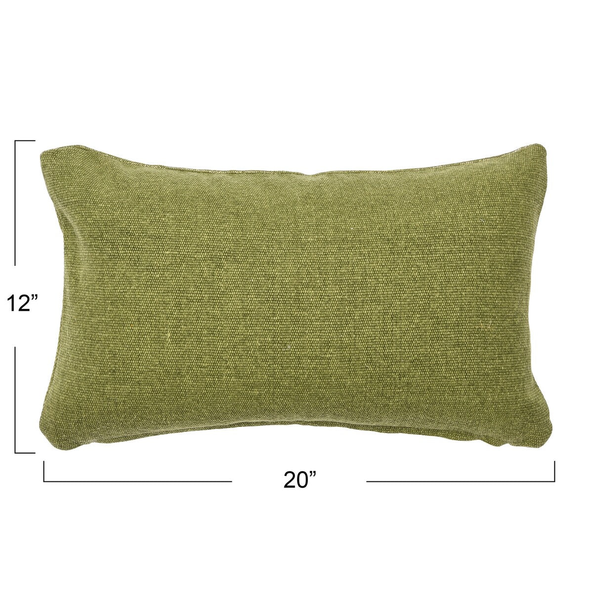 Woven Canvas Lumbar Pillow Cover