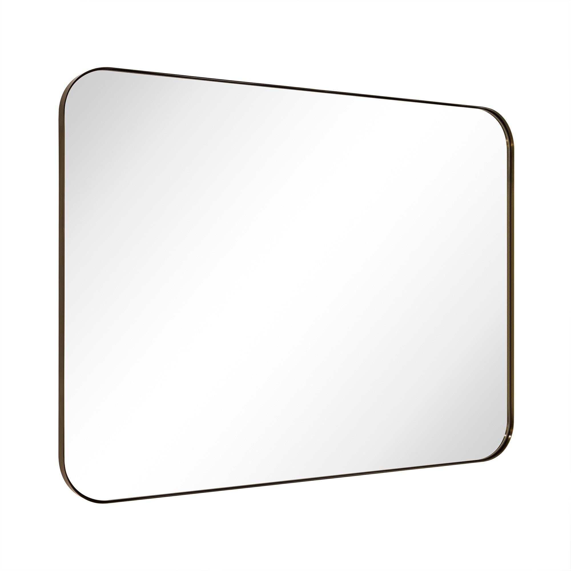 TEHOME Mid-Century Modern Chic Metal Rounded Wall Mirrors