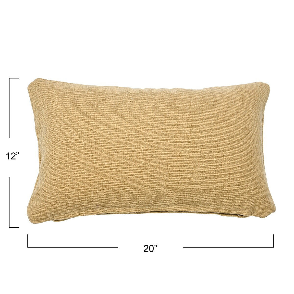 Woven Canvas Lumbar Pillow Cover