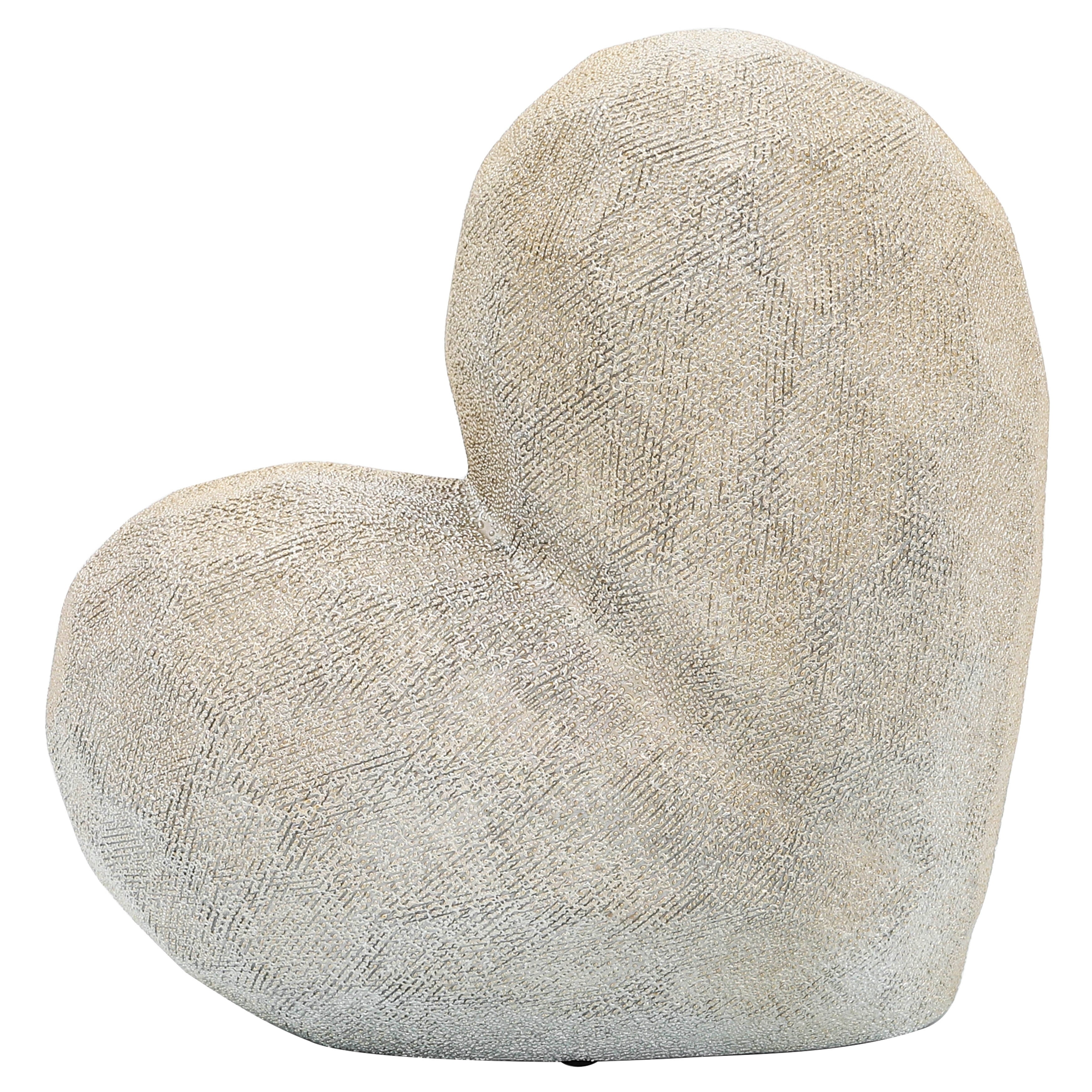 Sagebrook Home's Contemporary Heart Novelty Sculpture