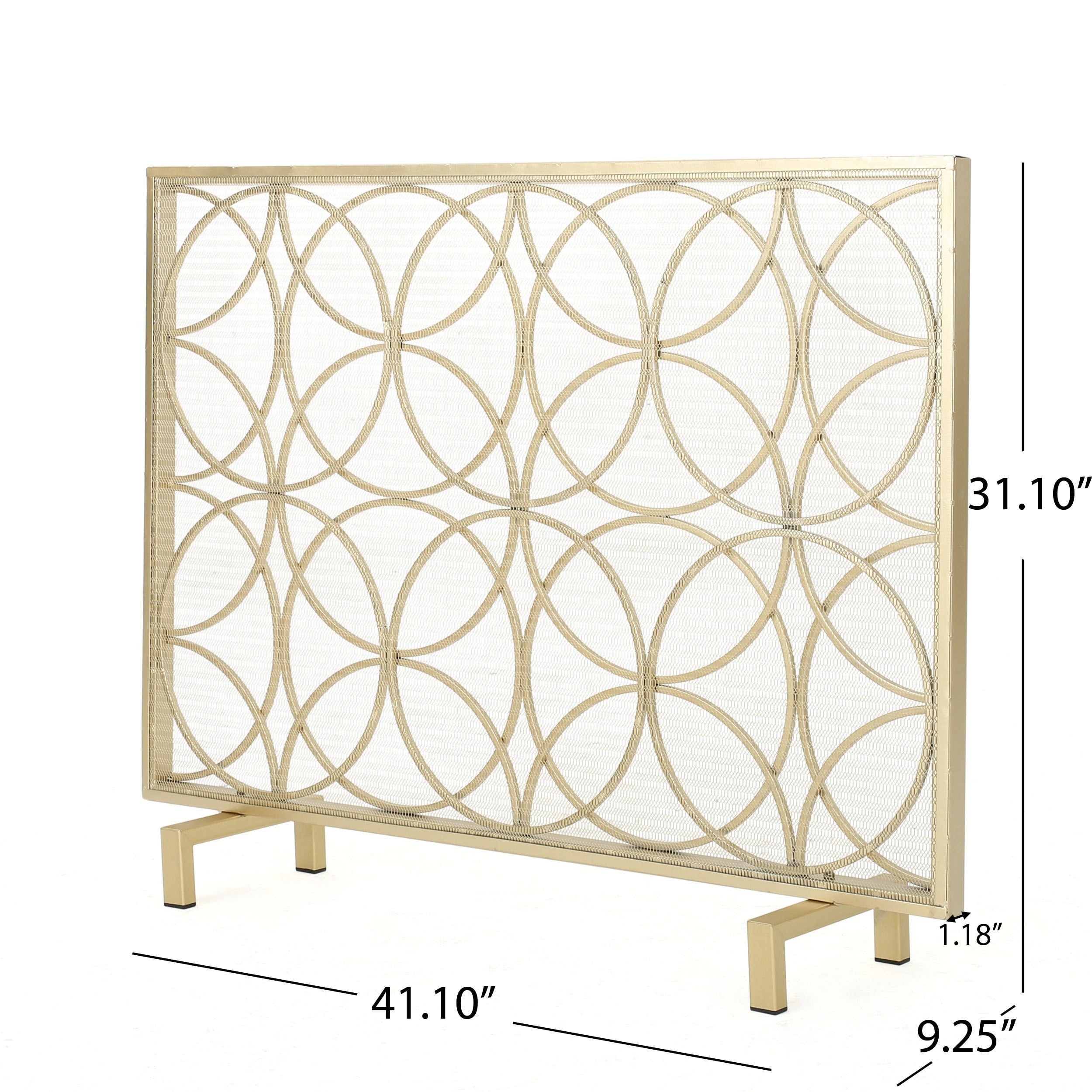 Valeno Single Panel Fireplace Screen by Christopher Knight Home