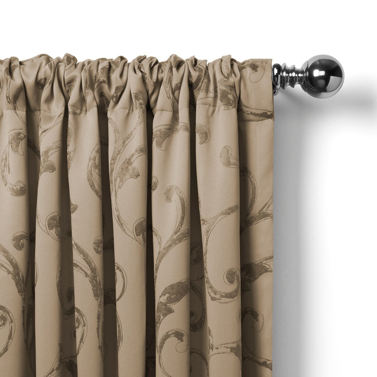 Elrene Mia Jacquard Blackout Curtain Panel