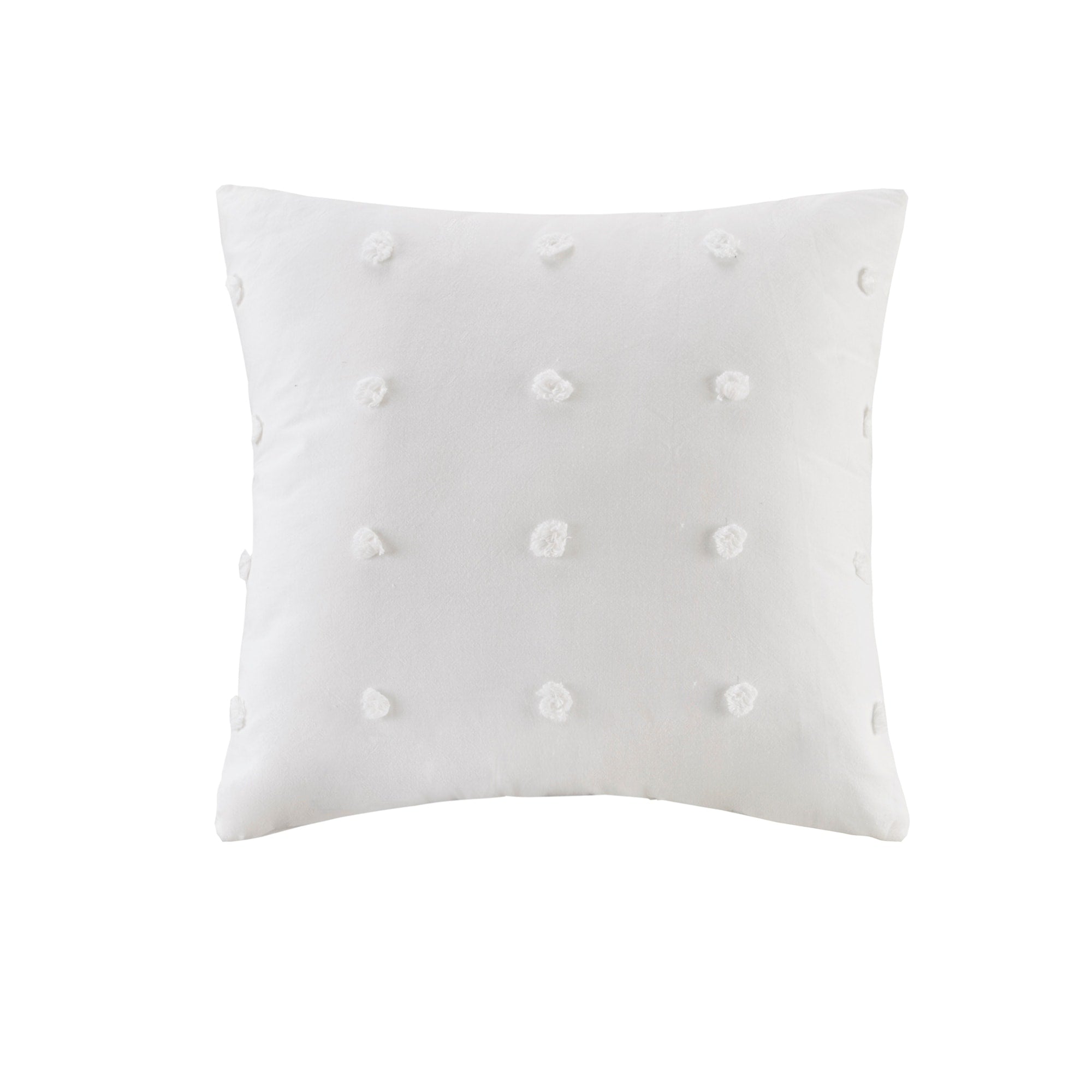 Urban Habitat Maize Cotton Jacquard Pom Pom Pillow