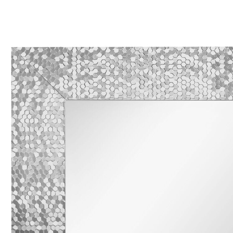 Premium Mosaic Pattern Full-Length Vertical Mirror - Standing, Leaning, Free-Standing Full Body Dressing Mirror