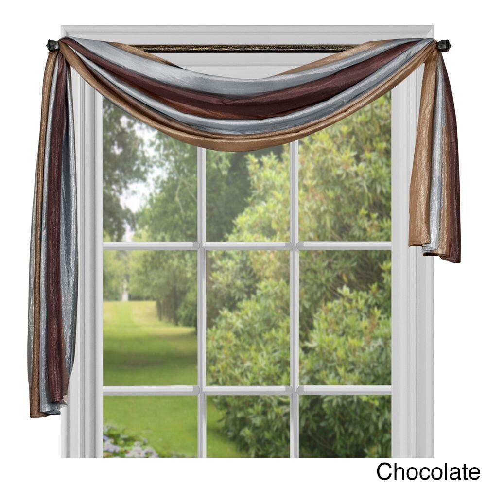 Achim Ombre Window Curtain Scarf - 50 x 144 - 50x144